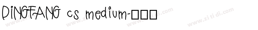 PINGFANG cs medium字体转换